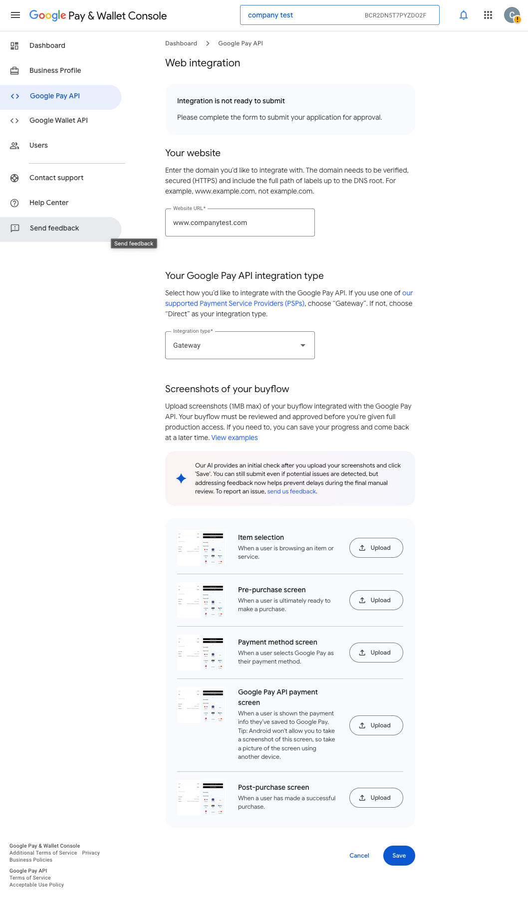 Sign in Google Account